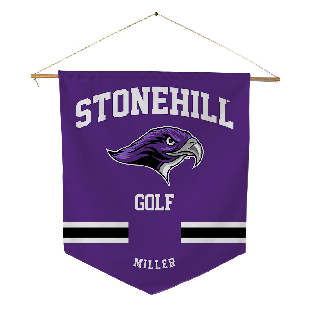 Stonehill - NCAA Women's Golf : Zoe Miller - Pennant - 18" x 21"-0