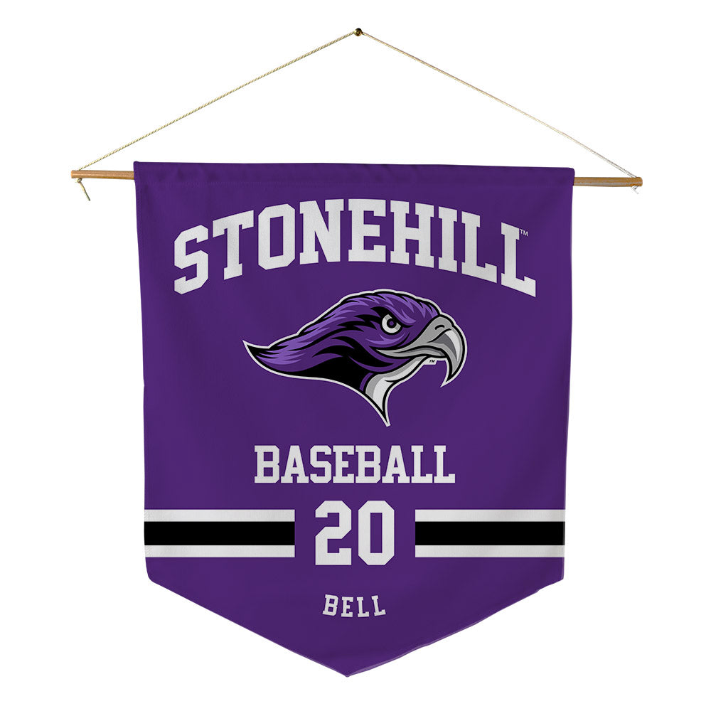 Stonehill - NCAA Baseball : Hunter Bell - Pennant - 18" x 21"-0