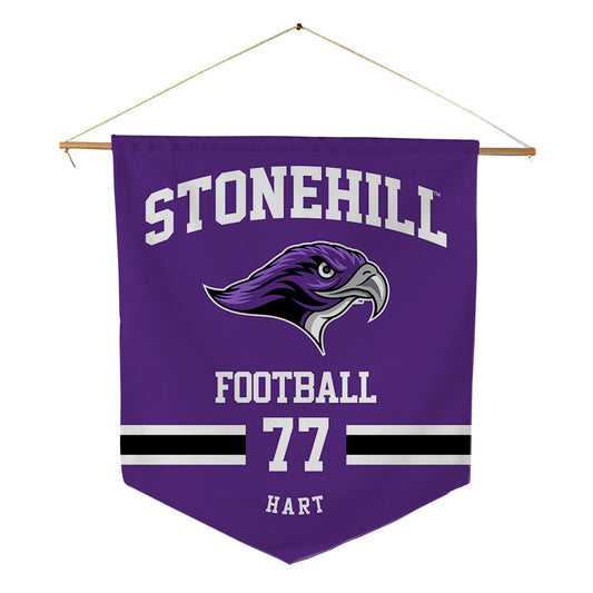Stonehill - NCAA Football : Griffin Hart - Pennant - 18" x 21"-0