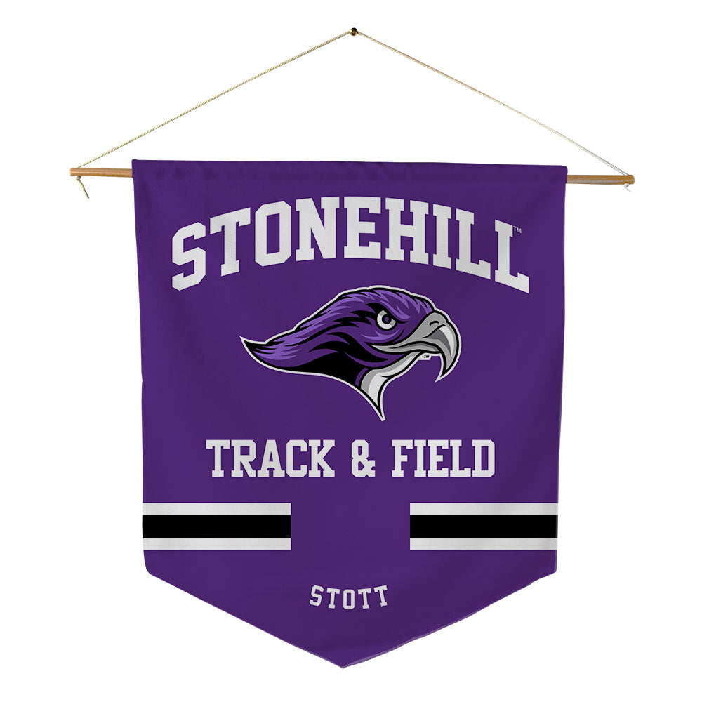 Stonehill - NCAA Women's Track & Field : Madison Stott - Pennant - 18" x 21"-0