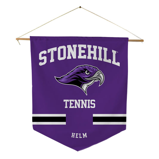 Stonehill - NCAA Men's Tennis : Charles Helm - Pennant - 18" x 21"-0