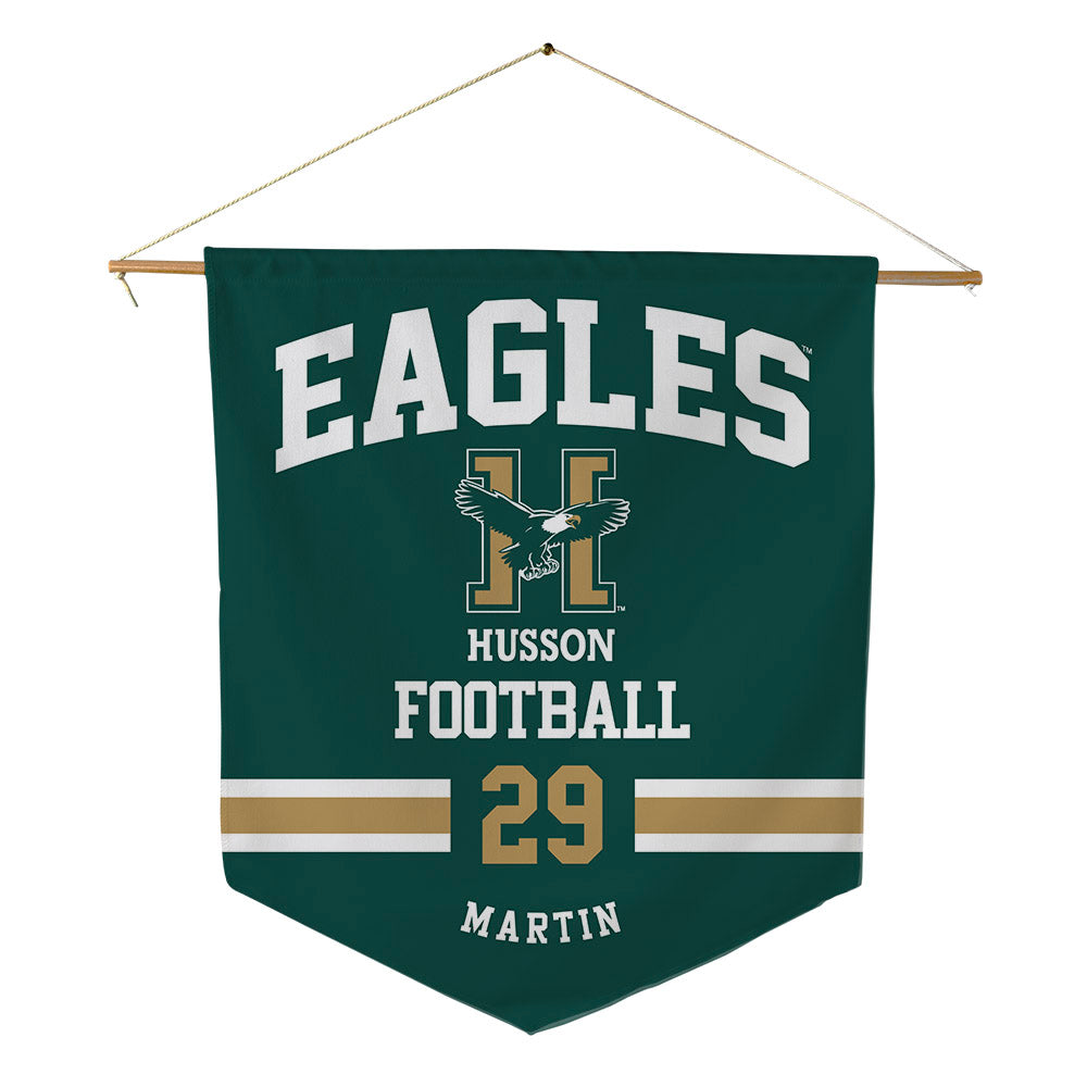 Husson - NCAA Football : Garrett Martin - Pennant - 18" x 21"-0