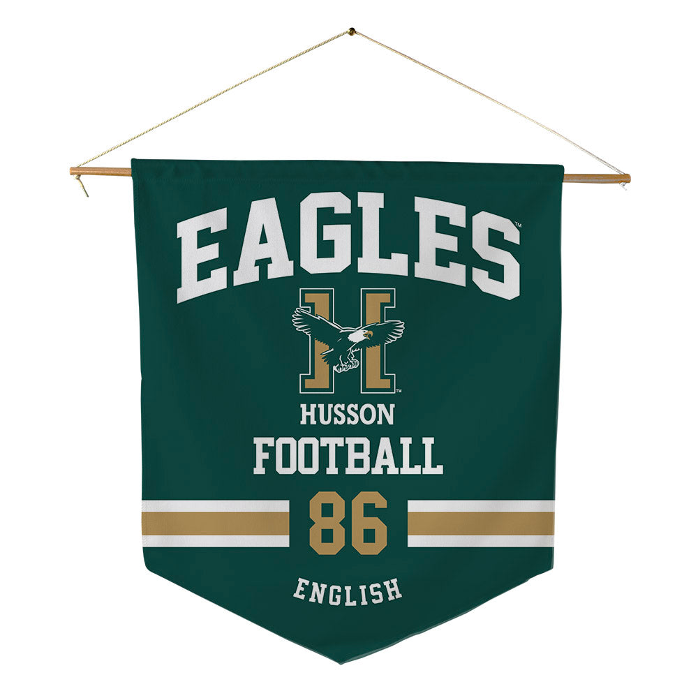 Husson - NCAA Football : Harold English - Pennant - 18" x 21"-0
