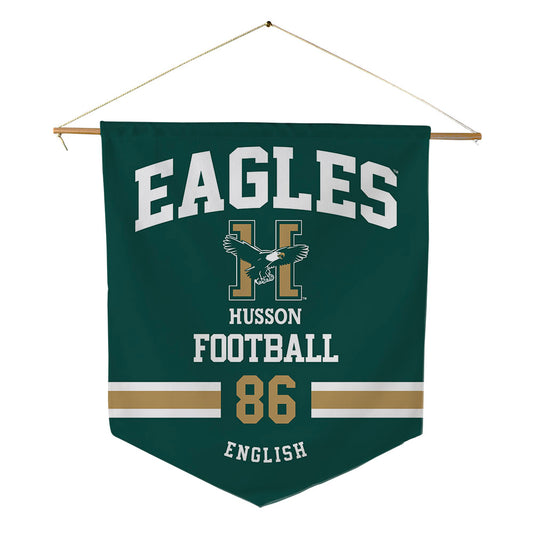 Husson - NCAA Football : Harold English - Pennant - 18" x 21"-0