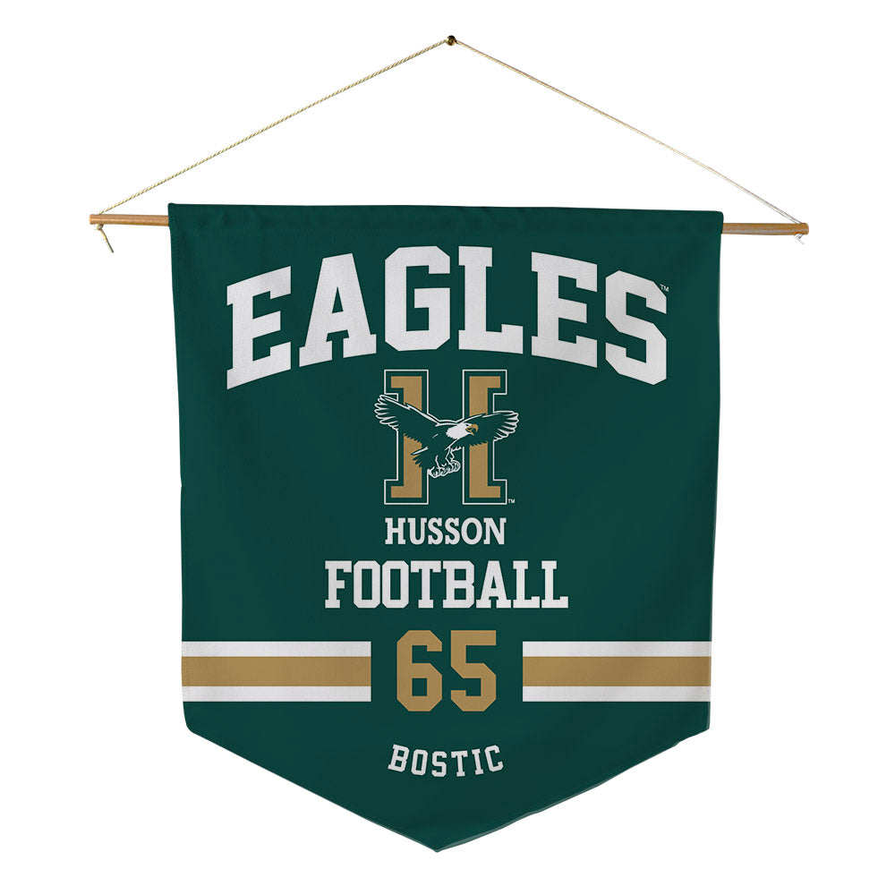 Husson - NCAA Football : Blaine Bostic - Pennant - 18" x 21"-0