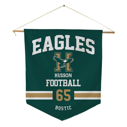 Husson - NCAA Football : Blaine Bostic - Pennant - 18" x 21"-0