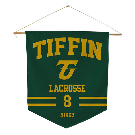 Tiffin - NCAA Men's Lacrosse : Phoenix Biggs - Pennant - 18" x 21"-0