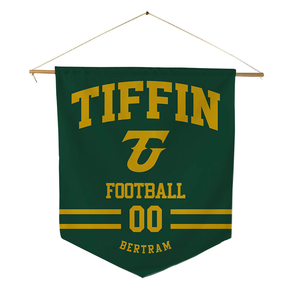 Tiffin - NCAA Football : Frank bertram - Pennant - 18" x 21"-0