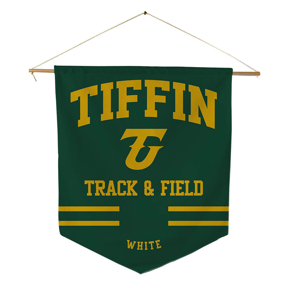 Tiffin - NCAA Men's Track & Field : Corey White - Pennant - 18" x 21"-0