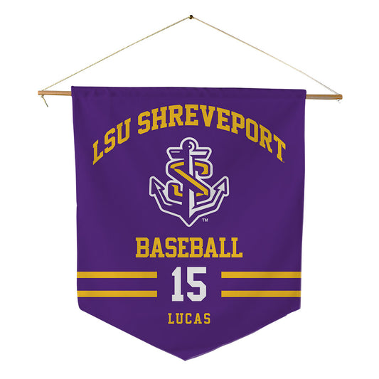 LSUS - NCAA Baseball : Brock Lucas - Pennant - 18" x 21"-0