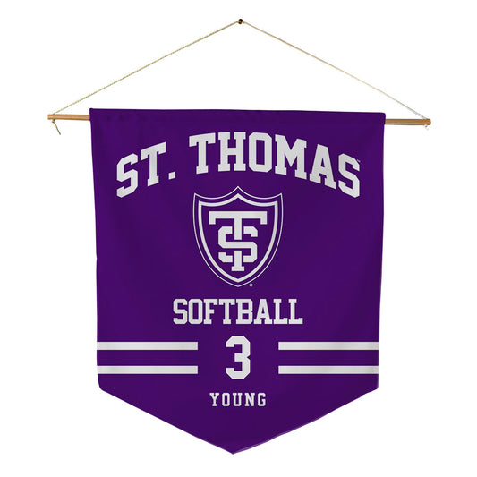 UST - NCAA Softball : Adrianna Young - Pennant - 18" x 21"-0