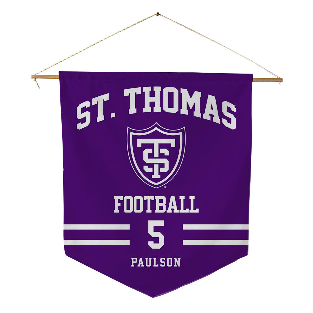 UST - NCAA Football : Elijah Paulson - Pennant - 18" x 21"-0