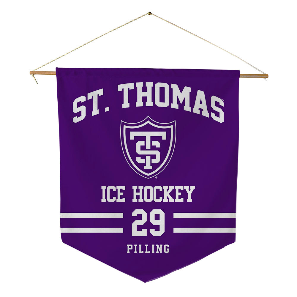 UST - NCAA Men's Ice Hockey : Nathan Pilling - Pennant - 18" x 21"-0