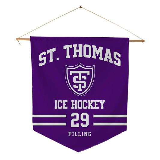 UST - NCAA Men's Ice Hockey : Nathan Pilling - Pennant - 18" x 21"-0