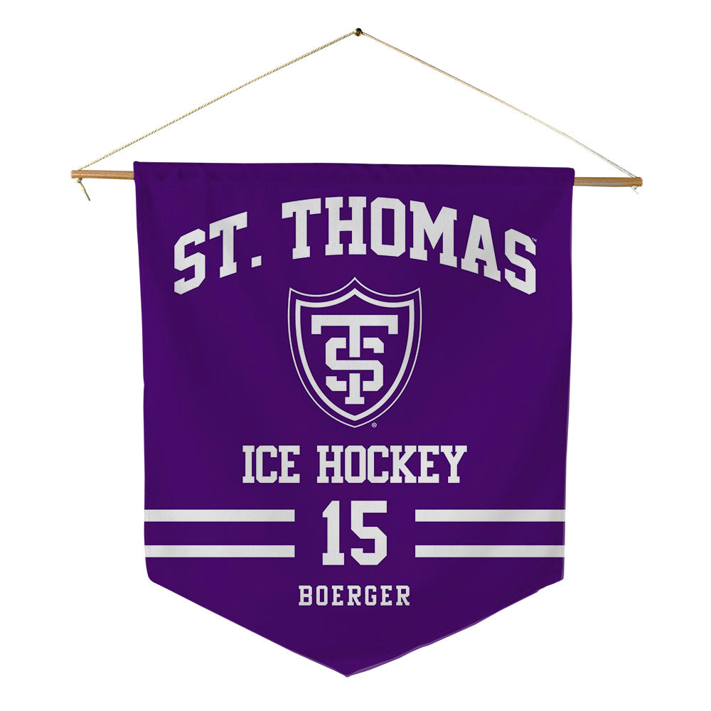 UST - NCAA Women's Ice Hockey : Ella Boerger - Pennant - 18" x 21"-0
