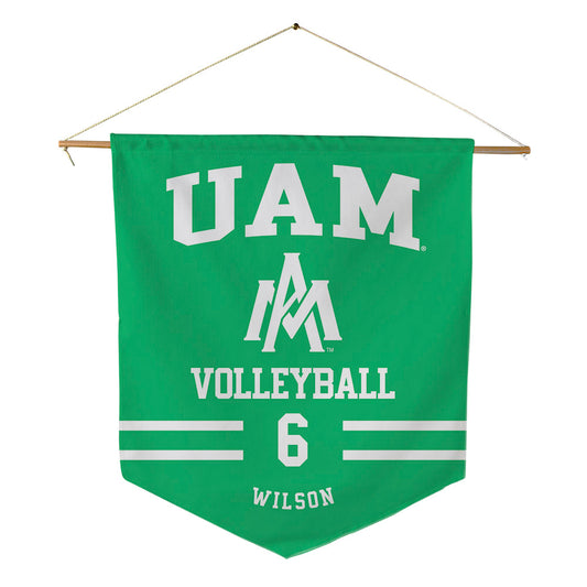 UAM - NCAA Women's Volleyball : Taylor Wilson - Pennant - 18" x 21"-0