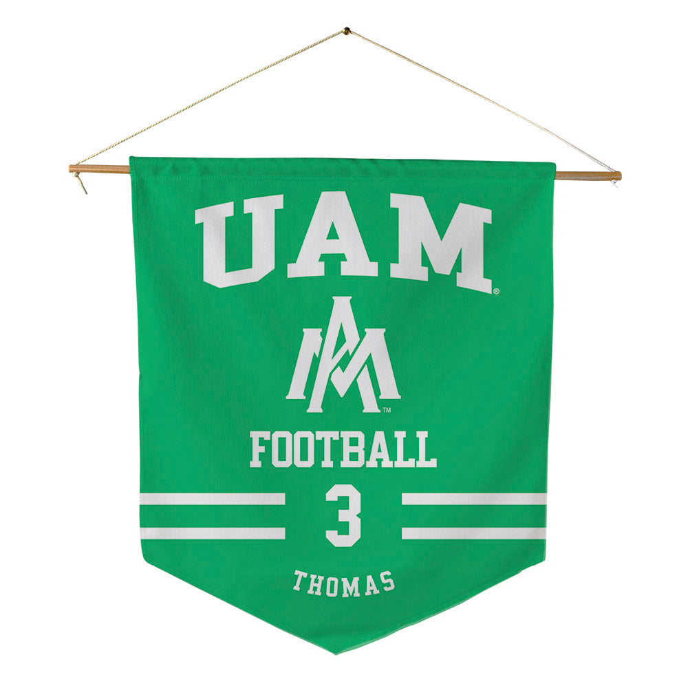 UAM - NCAA Football : Charles Thomas - Pennant - 18" x 21"-0