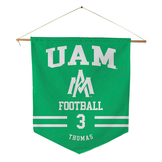 UAM - NCAA Football : Charles Thomas - Pennant - 18" x 21"-0