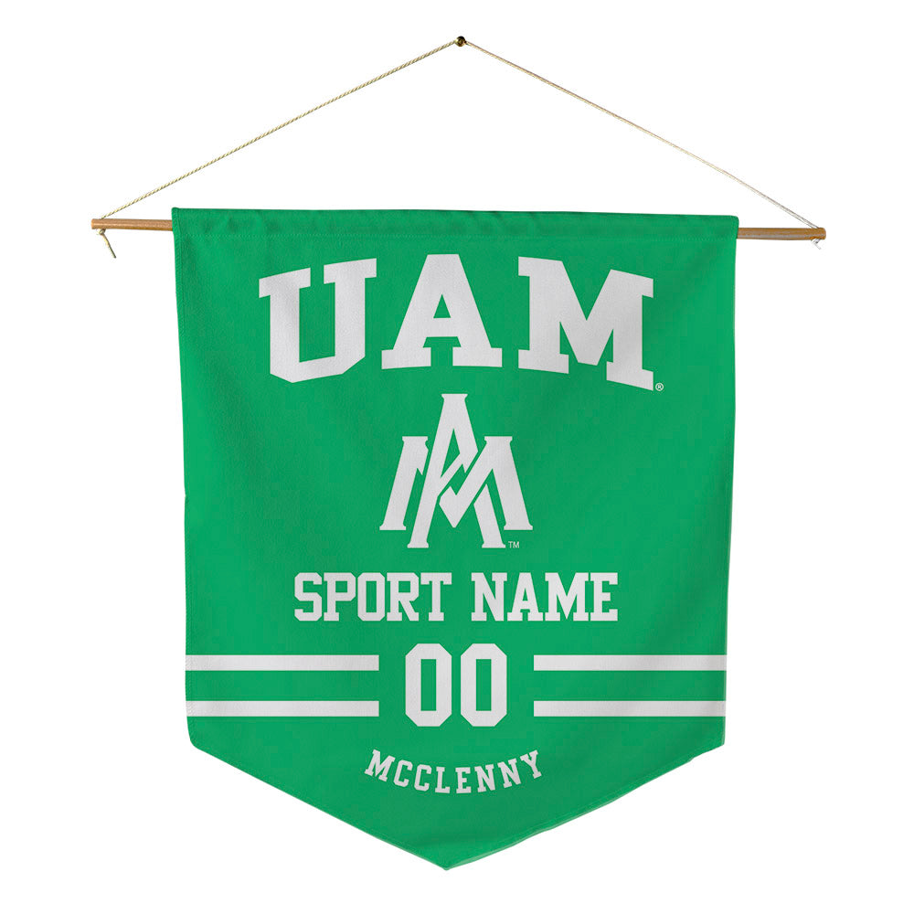 UAM - NCAA Women's Golf : Kenzie McClenny - Pennant - 18" x 21"-0