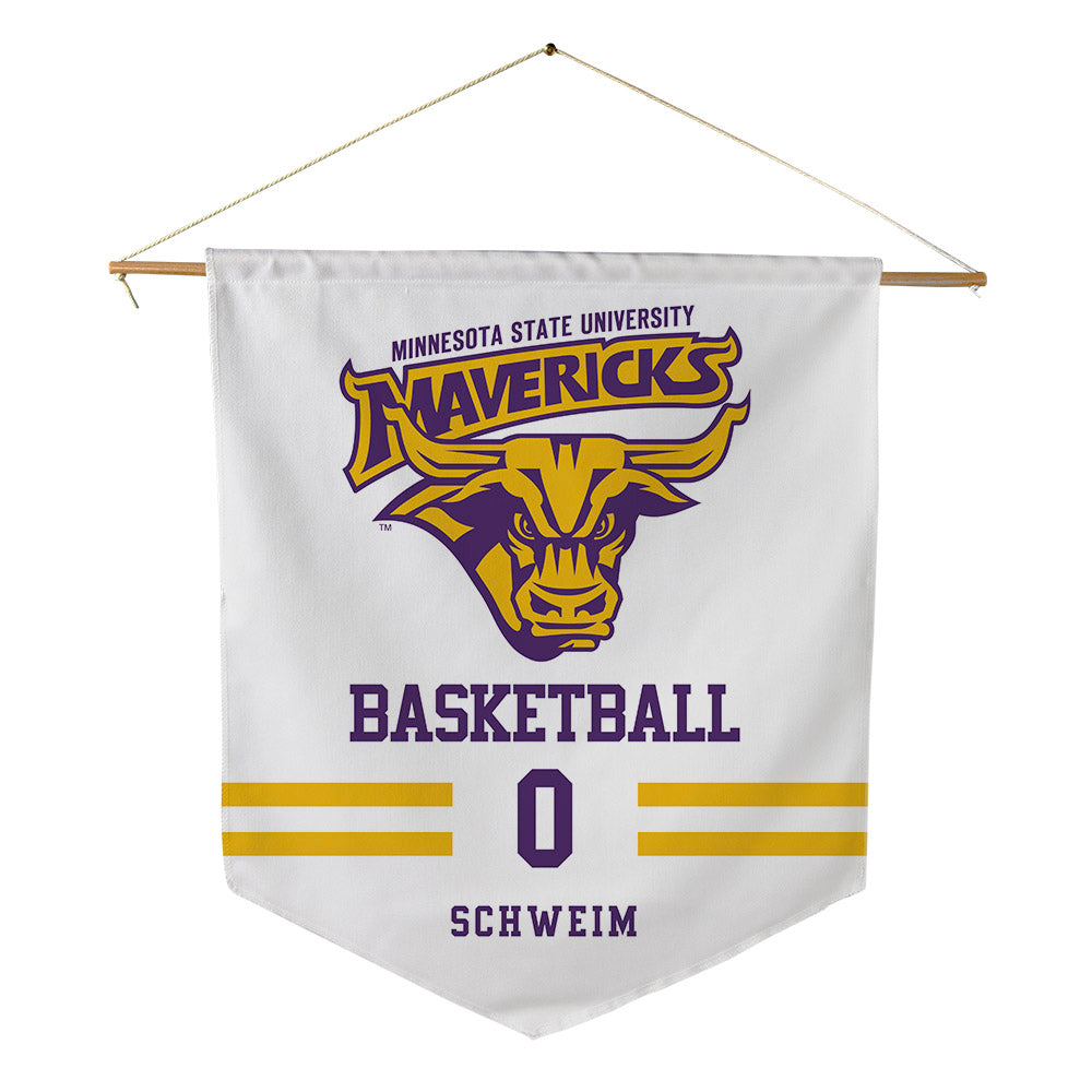 Minn. St. - NCAA Men's Basketball : Carson Schweim - Pennant - 18" x 21"-0