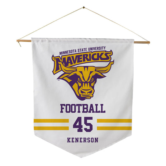 Minn. St. - NCAA Football : Jordan Kenerson - Pennant - 18" x 21"-0