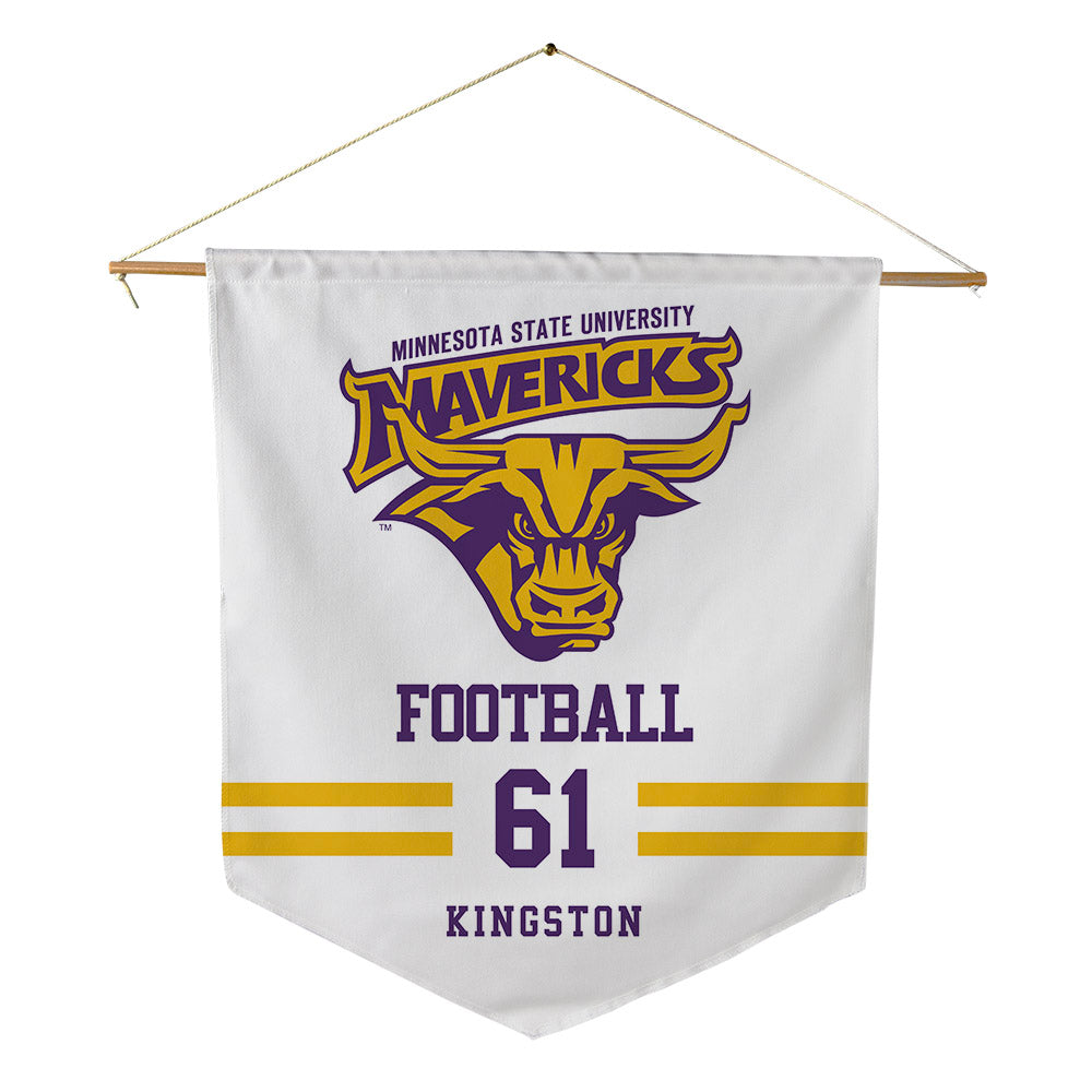 Minn. St. - NCAA Football : Joseph Kingston - Pennant - 18" x 21"-0