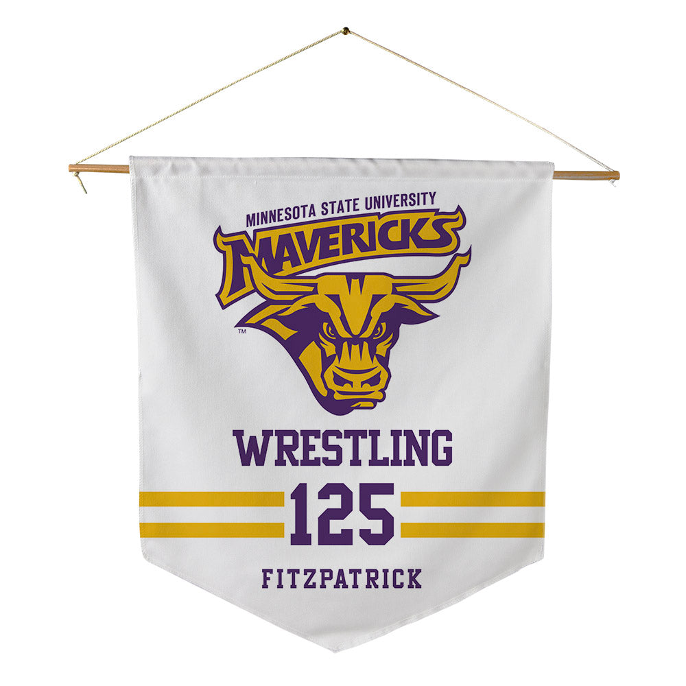 Minn. St. - NCAA Wrestling : Jacob Fitzpatrick - Pennant - 18" x 21"-0