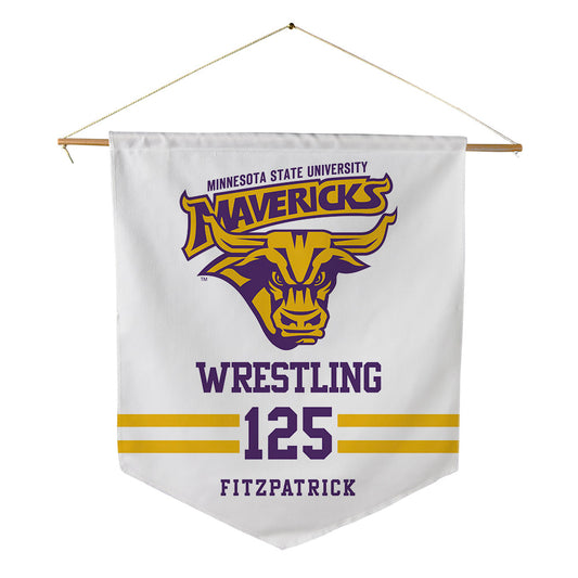 Minn. St. - NCAA Wrestling : Jacob Fitzpatrick - Pennant - 18" x 21"-0