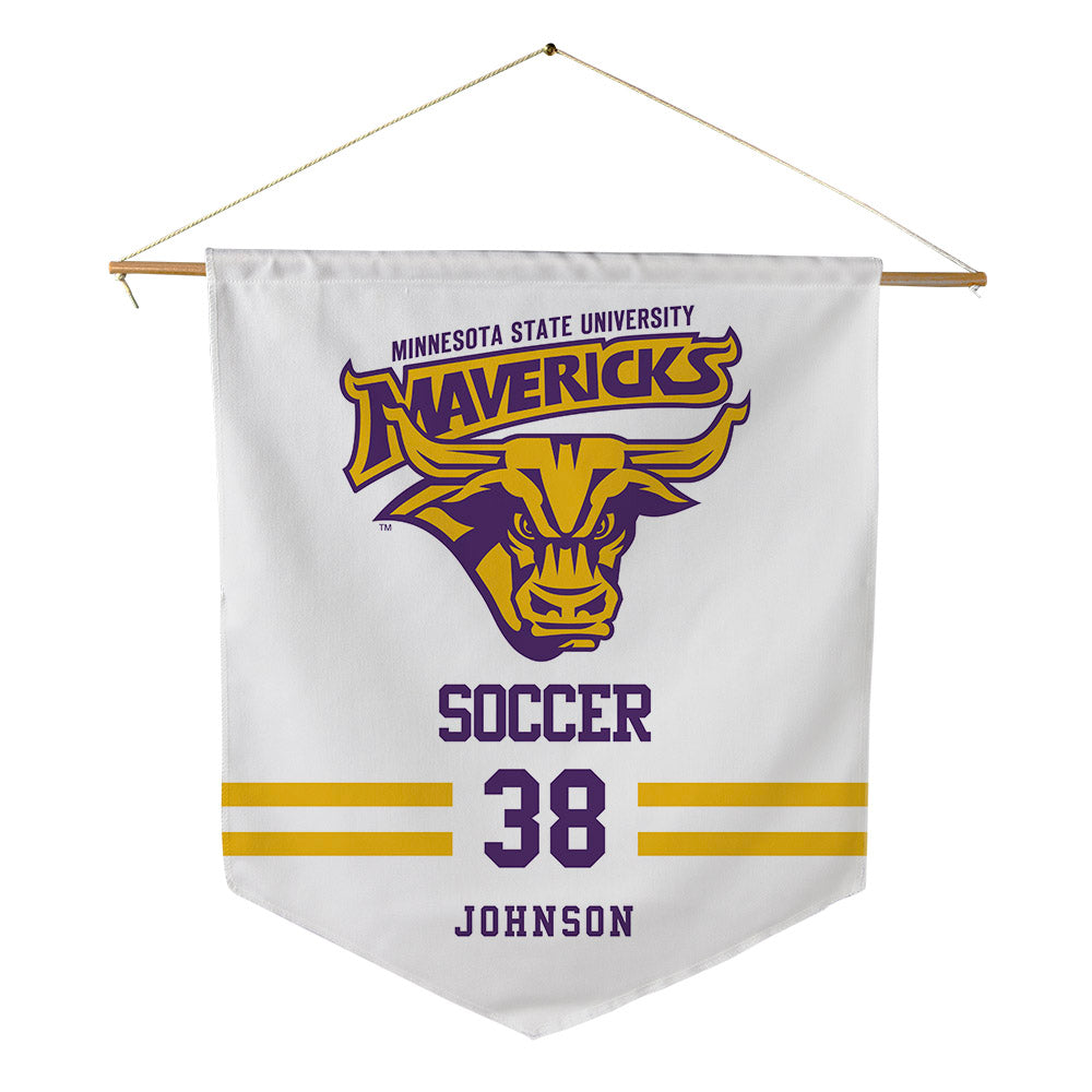 Minn. St. - NCAA Women's Soccer : Taryn Johnson - Pennant - 18" x 21"-0