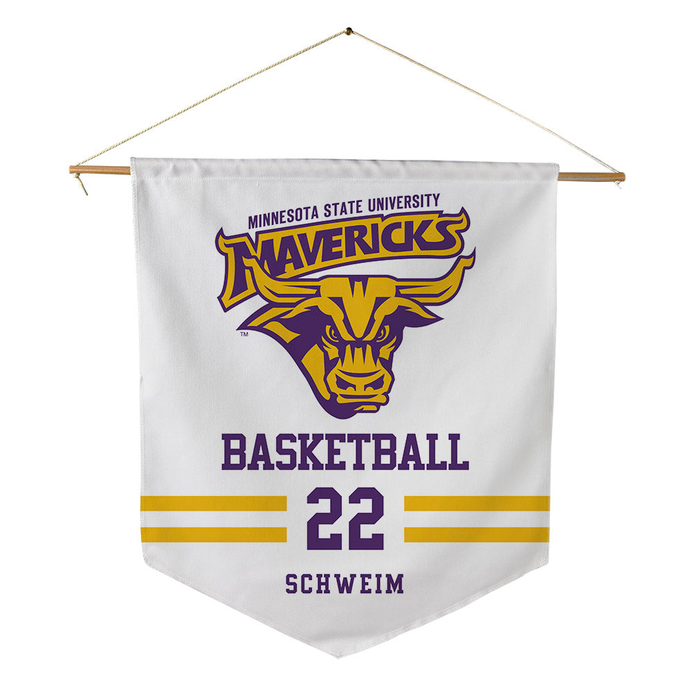 Minn. St. - NCAA Women's Basketball : Mackenzie Schweim - Pennant - 18" x 21"-0