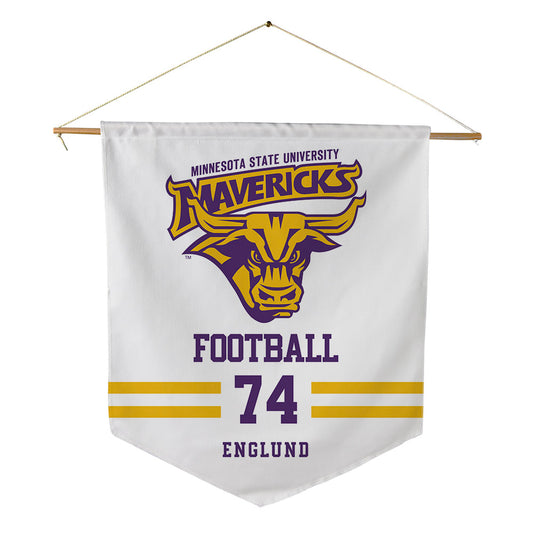 Minn. St. - NCAA Football : Thomas Englund - Pennant - 18" x 21"-0