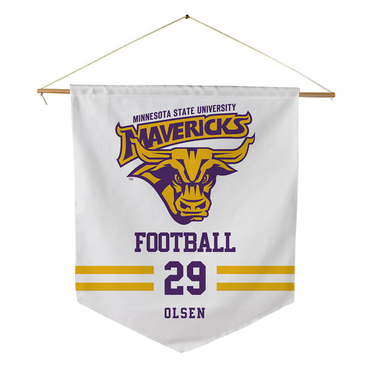Minn. St. - NCAA Football : Gage Olsen - Pennant - 18" x 21"-0