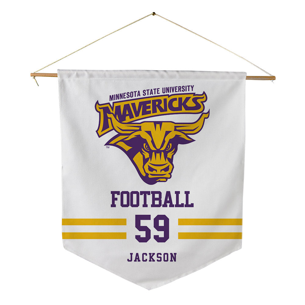 Minn. St. - NCAA Football : Jazarri Jackson - Pennant - 18" x 21"-0