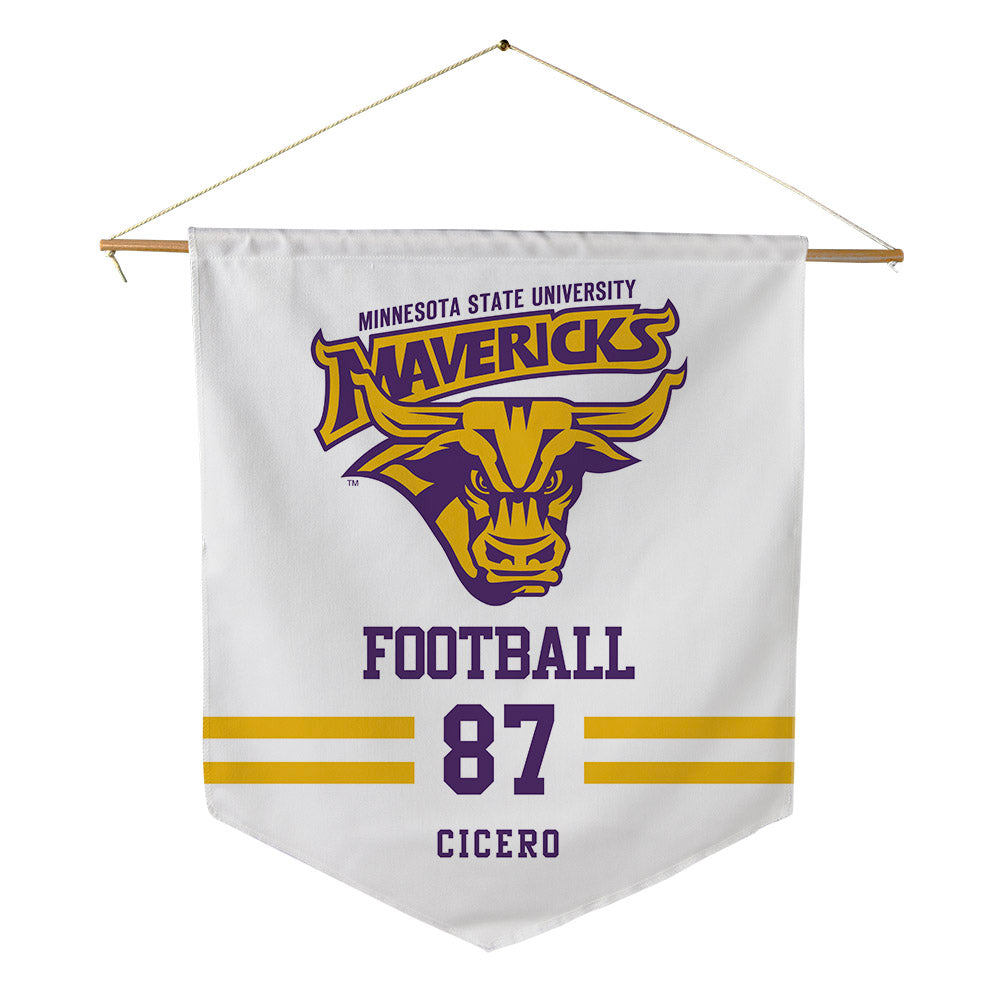 Minn. St. - NCAA Football : Jake Cicero - Pennant - 18" x 21"-0