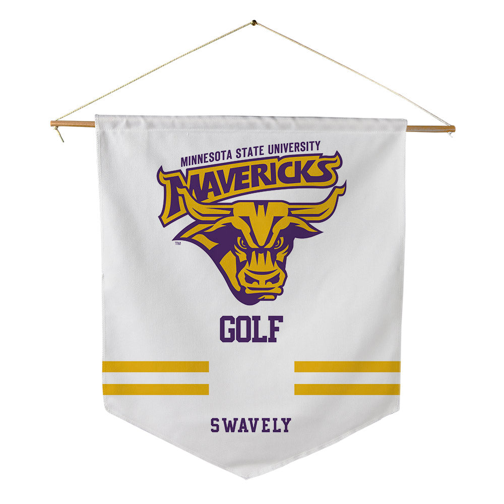 Minn. St. - NCAA Men's Golf : Sam Swavely - Pennant - 18" x 21"-0