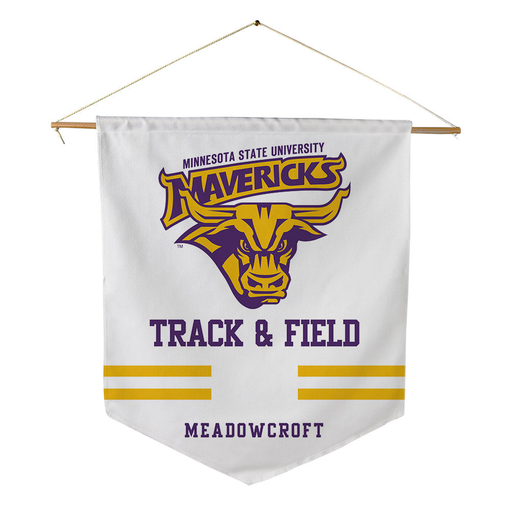 Minn. St. - NCAA Men's Track & Field : Michael Meadowcroft - Pennant - 18" x 21"-0