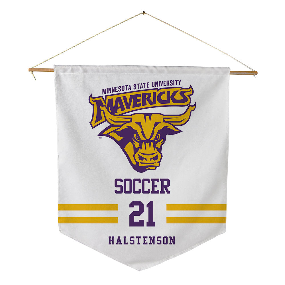 Minn. St. - NCAA Women's Soccer : Taylor Halstenson - Pennant - 18" x 21"-0