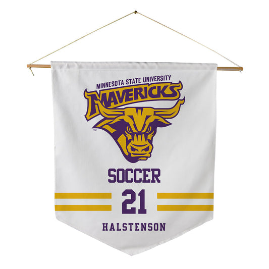 Minn. St. - NCAA Women's Soccer : Taylor Halstenson - Pennant - 18" x 21"-0