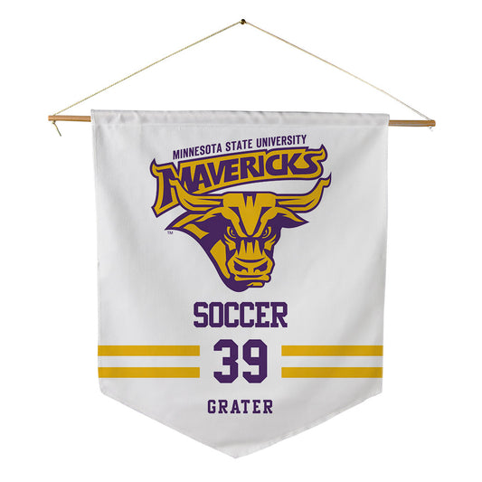 Minn. St. - NCAA Women's Soccer : Megan Grater - Pennant - 18" x 21"-0
