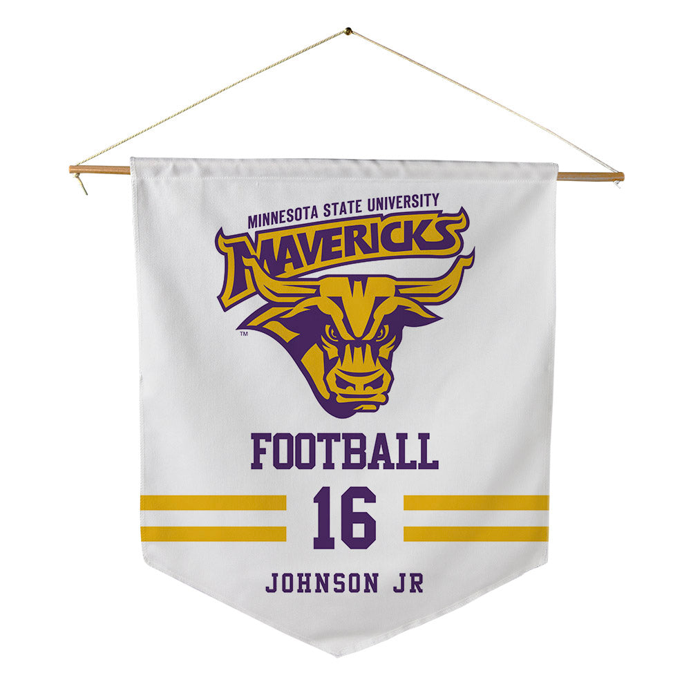 Minn. St. - NCAA Football : Antoine Johnson Jr - Pennant - 18" x 21"-0