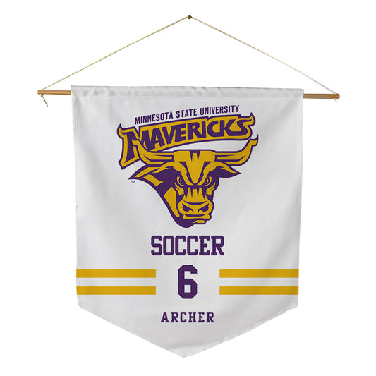Minn. St. - NCAA Women's Soccer : Maddix Archer - Pennant - 18" x 21"-0