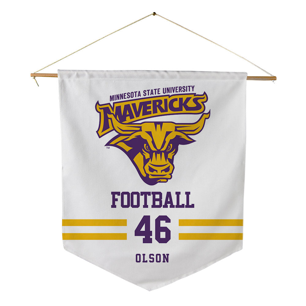 Minn. St. - NCAA Football : Tanner Olson - Pennant - 18" x 21"-0