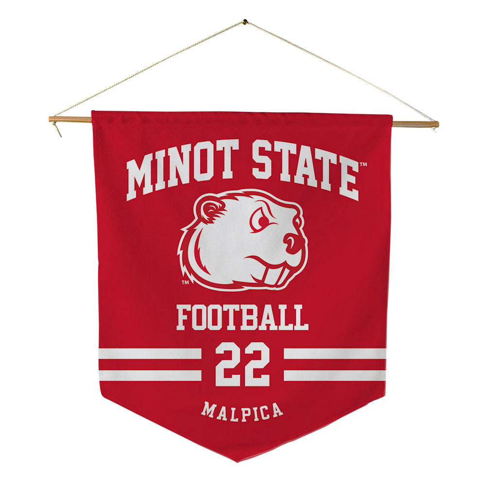 Minot State - NCAA Football : Zachary Malpica - Pennant - 18" x 21"-0