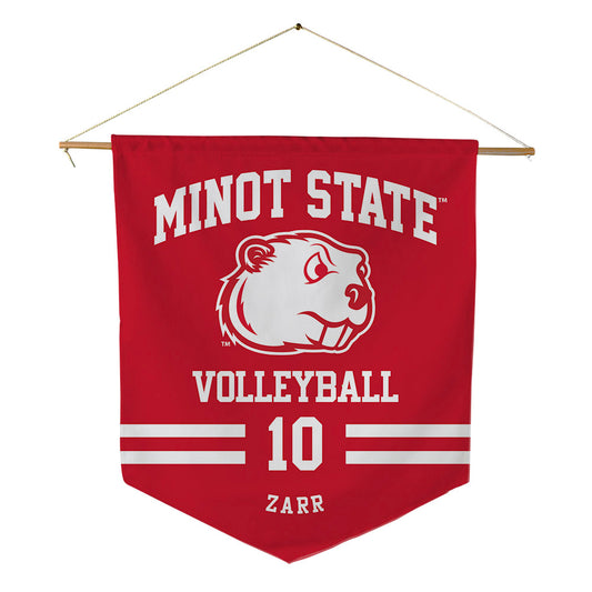 Minot State - NCAA Women's Volleyball : Zoe Zarr - Pennant - 18" x 21"-0