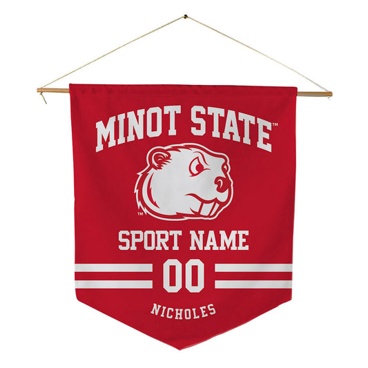 Minot State - NCAA Football : Teagen Nicholes - Pennant - 18" x 21"-0