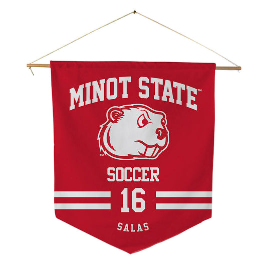Minot State - NCAA Women's Soccer : Leah Salas - Pennant - 18" x 21"-0
