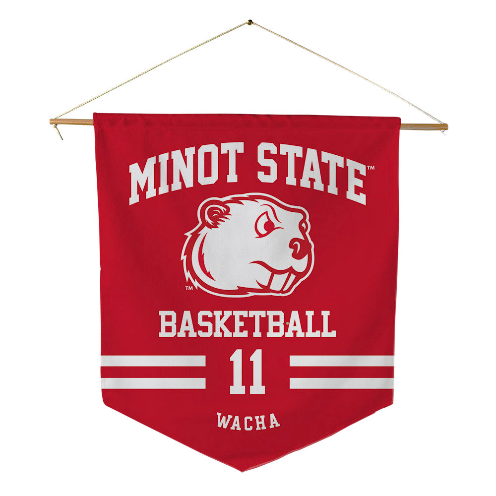 Minot State - NCAA Women's Basketball : Ashley Wacha - Pennant - 18" x 21"-0