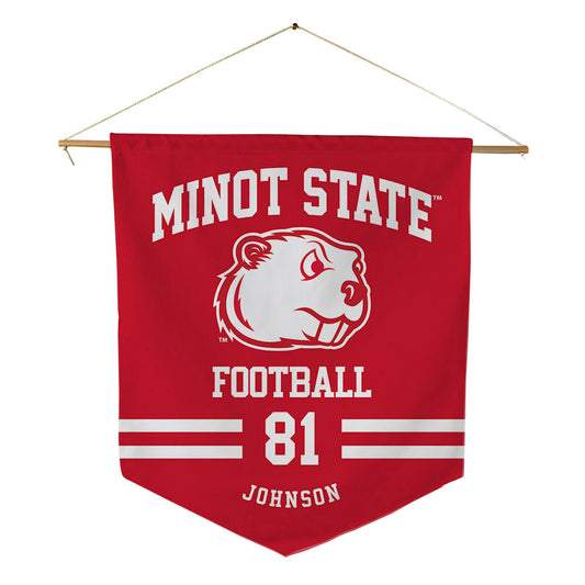 Minot State - NCAA Football : Tyler Johnson - Pennant - 18" x 21"-0