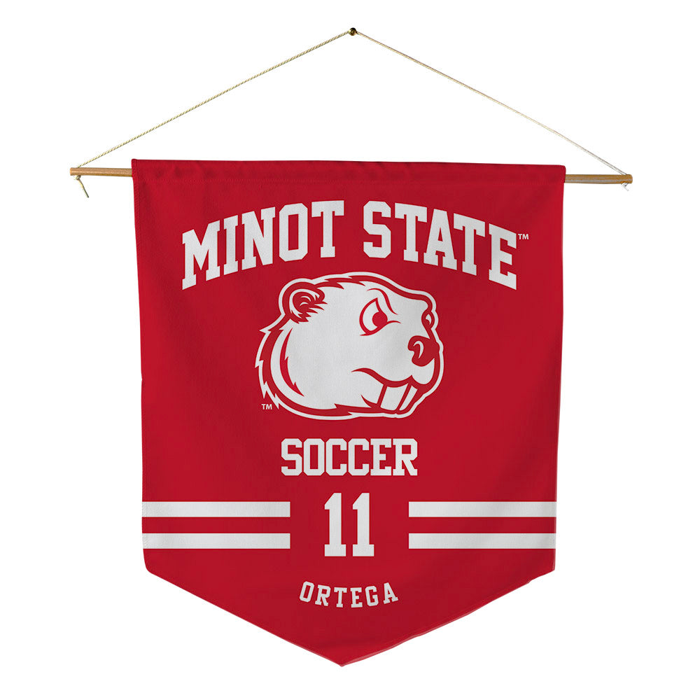 Minot State - NCAA Women's Soccer : Edelin Ortega - Pennant - 18" x 21"-0
