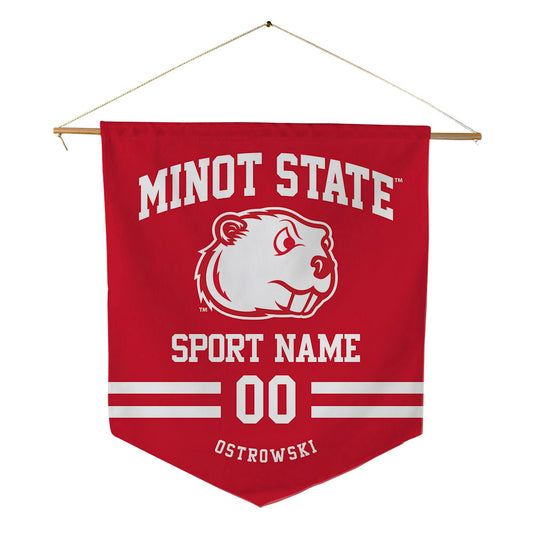 Minot State - NCAA Women's Soccer : Morgan Ostrowski - Pennant - 18" x 21"-0